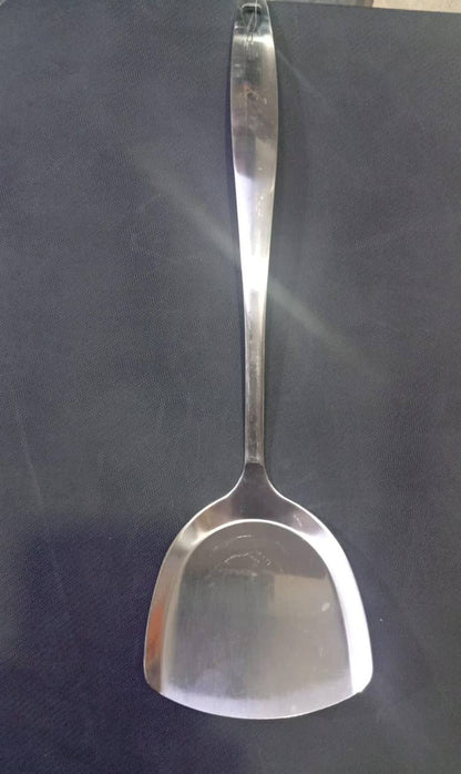 Steel serving spoon mayai flat