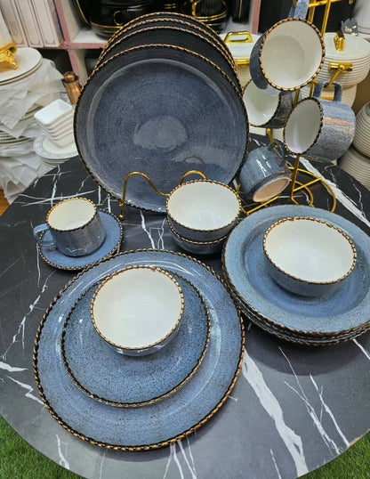 36pcs Dinner set. 
Elegant Luxury European Kiln Porcelain Dinner set.