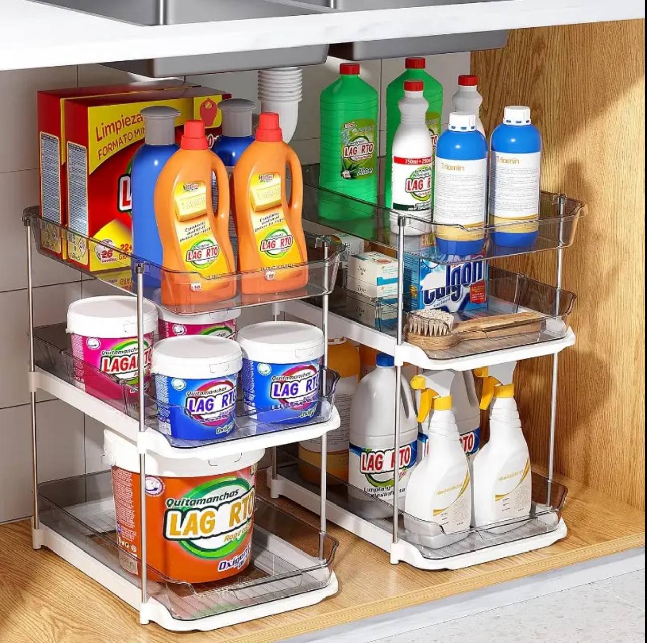 3 layer Multifunctional storage rack