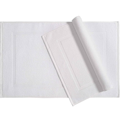 WHITE BATH MATS