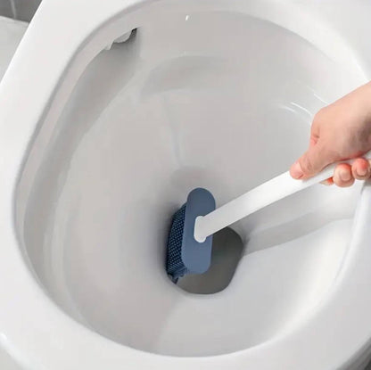 Wall hanging toilet brush with Holder & cleaning brush