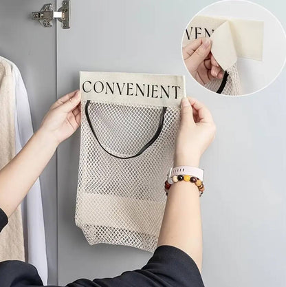 Mesh Hanging Storage Bags/Kitchen Garbage Bag Storage