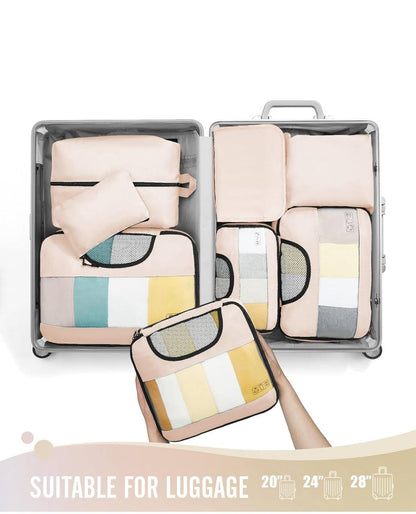 8pcs premium Luggage Travel Organizers