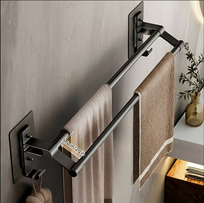 Wall-Mounted Double Towel Bar
