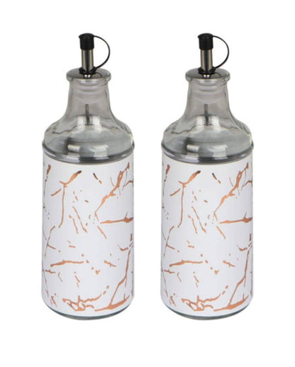 350ml marble like glass oil dispenser