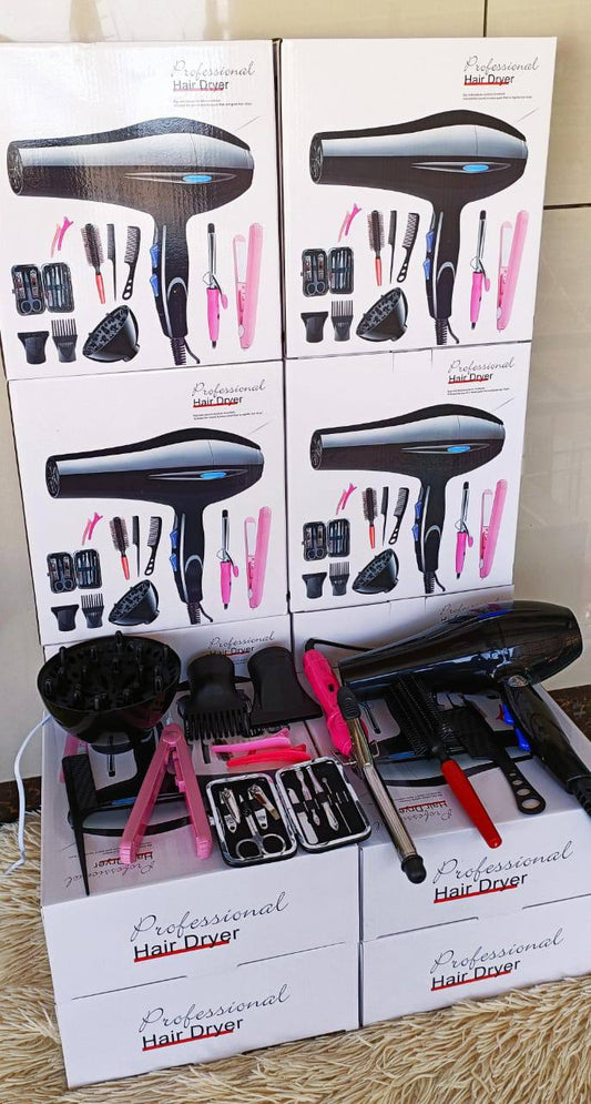 12Pcs Professional blow dry with accessories
