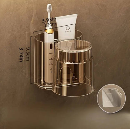 Toothbrush Holder With Mouthwash Cup