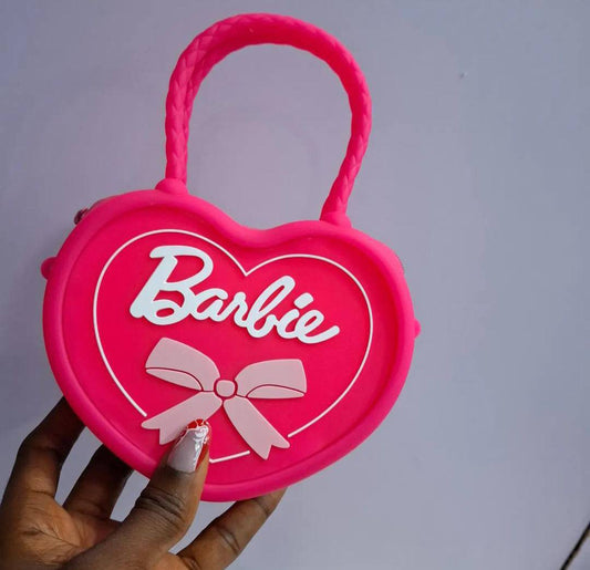 *Barbie love shaped silicone bag