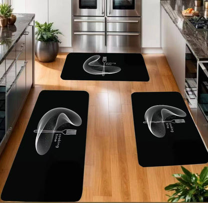 3pcs sets kitchen rubbermats