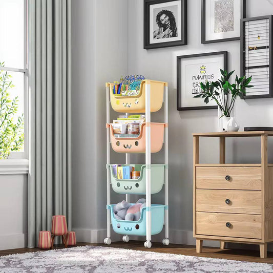 Children's toy storage rack