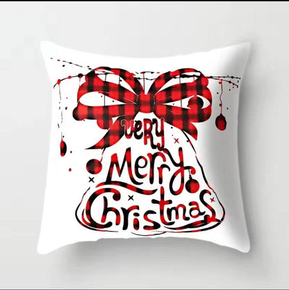 Christmas Pillow Covers (No Filler) for Christmas Decoration Throw Pillow Covers