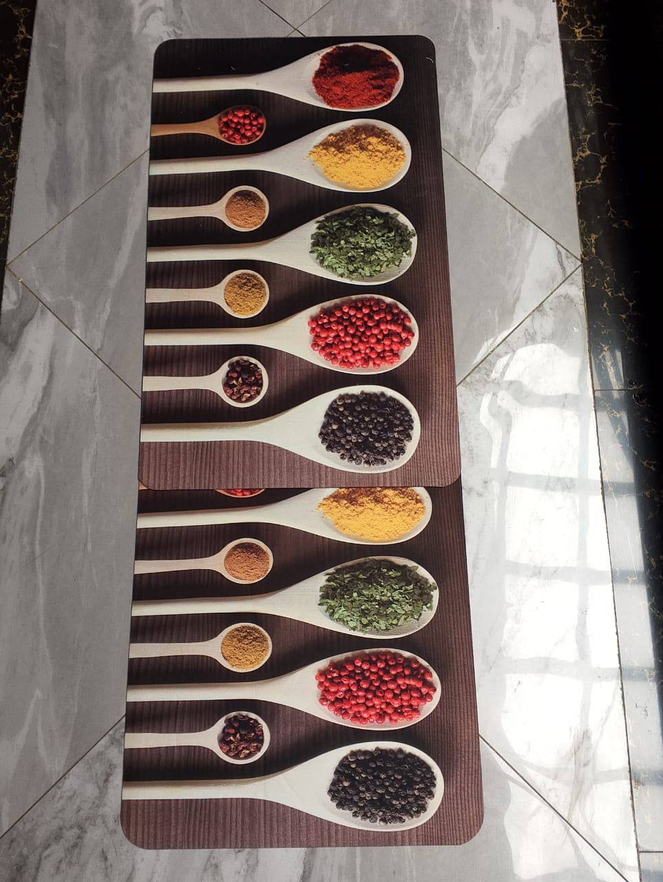 Both Sides Rubber kitchen Mats Set