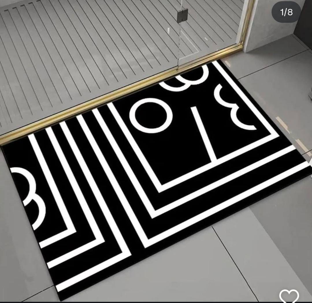 Bigger size
Geometric pattern door/bath mat