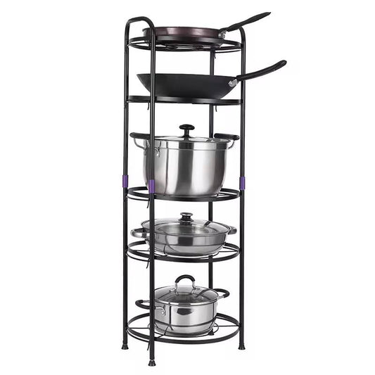 Premium quality 5 tier pot rack holder