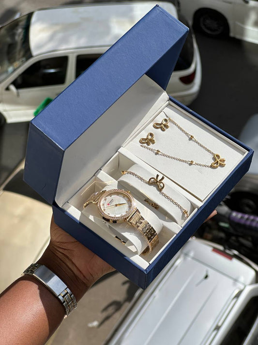 Ladies gold  gift set