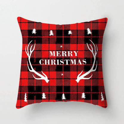 Christmas Pillow Covers (No Filler) for Christmas Decoration Throw Pillow Covers