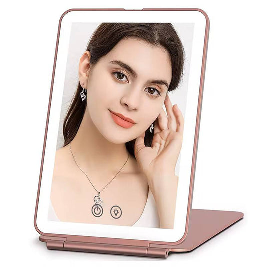 rechargeable LED travel tablet vanity mirror