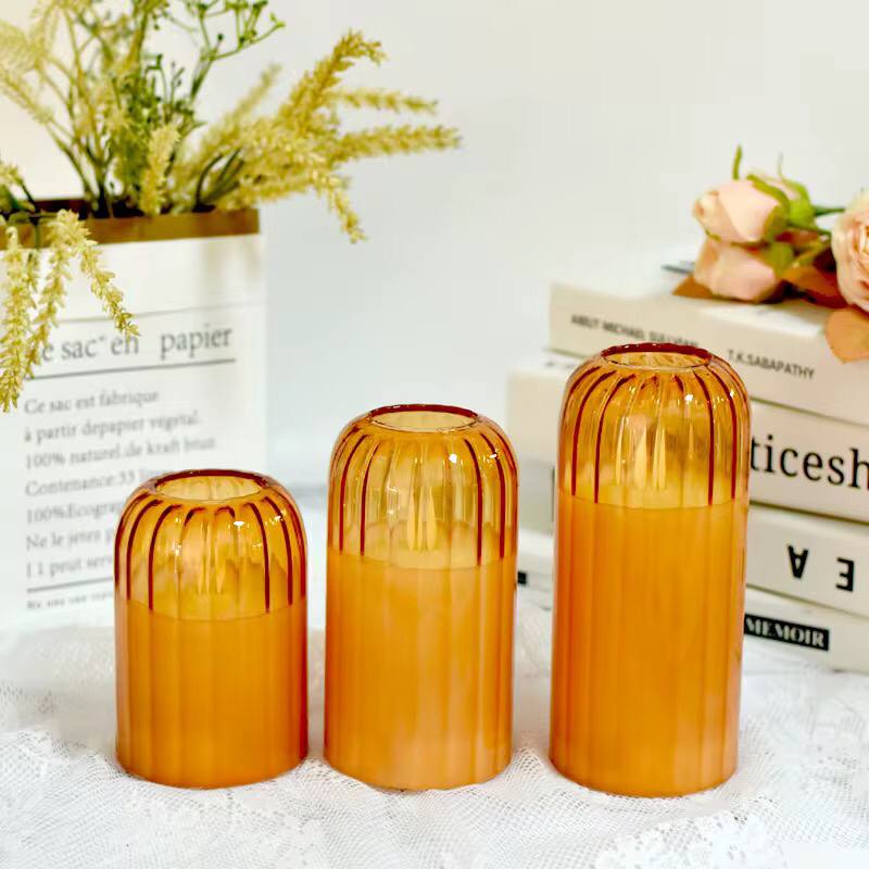 3 in 1  Advanced  Glass LED  decor lighting candle