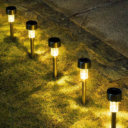 12Pcs Path way Lawn lights decorative solar garden lights outdoor