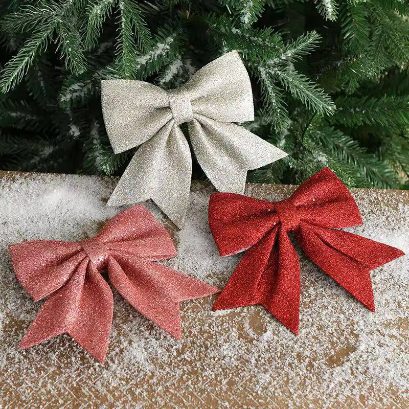 25*30 cm Christmas tree decorating bows
