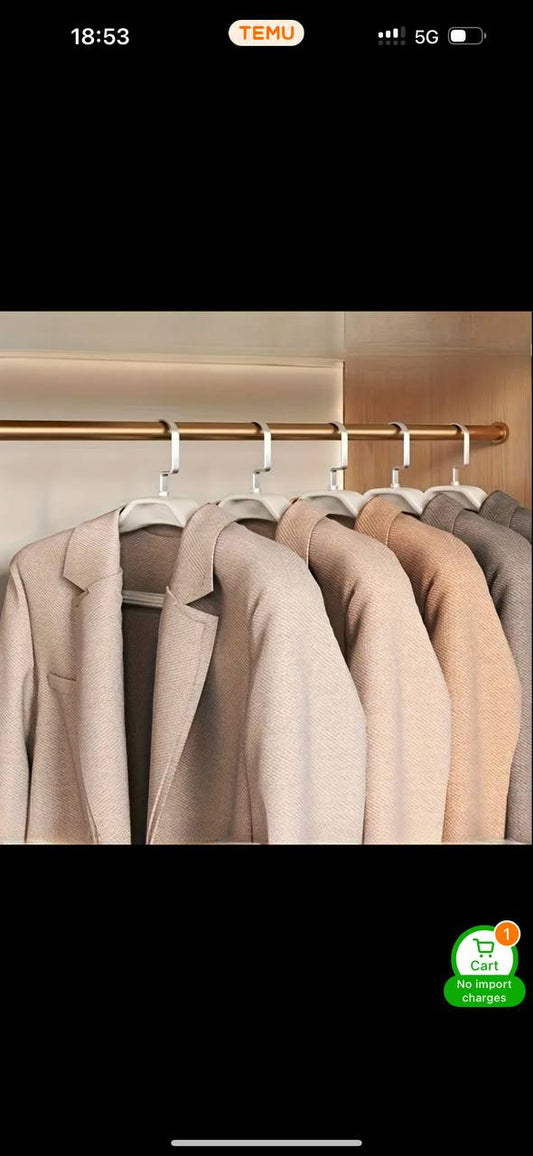 10pcs Thickened Wide Clothes Hangers