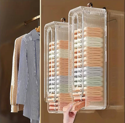 Wall mounted undergarments/socks organizer