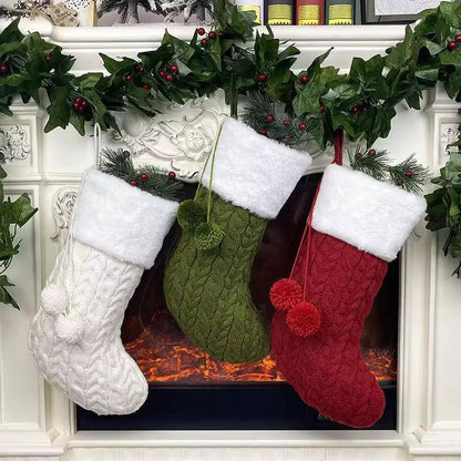 Large Christmas fireplace socks Comes as a set of 3