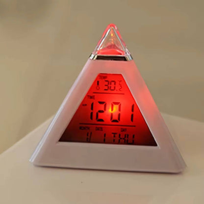 Pyramid Smart Color Changing Led Alarm Clock