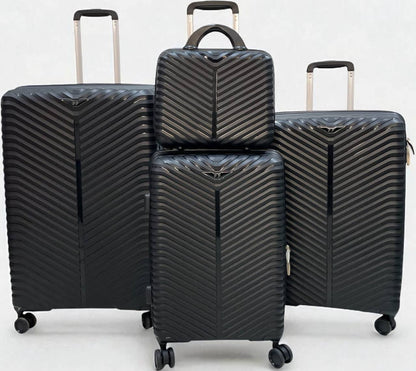 4 in 1 Luxurious unbreakable double zip  Suitcase
