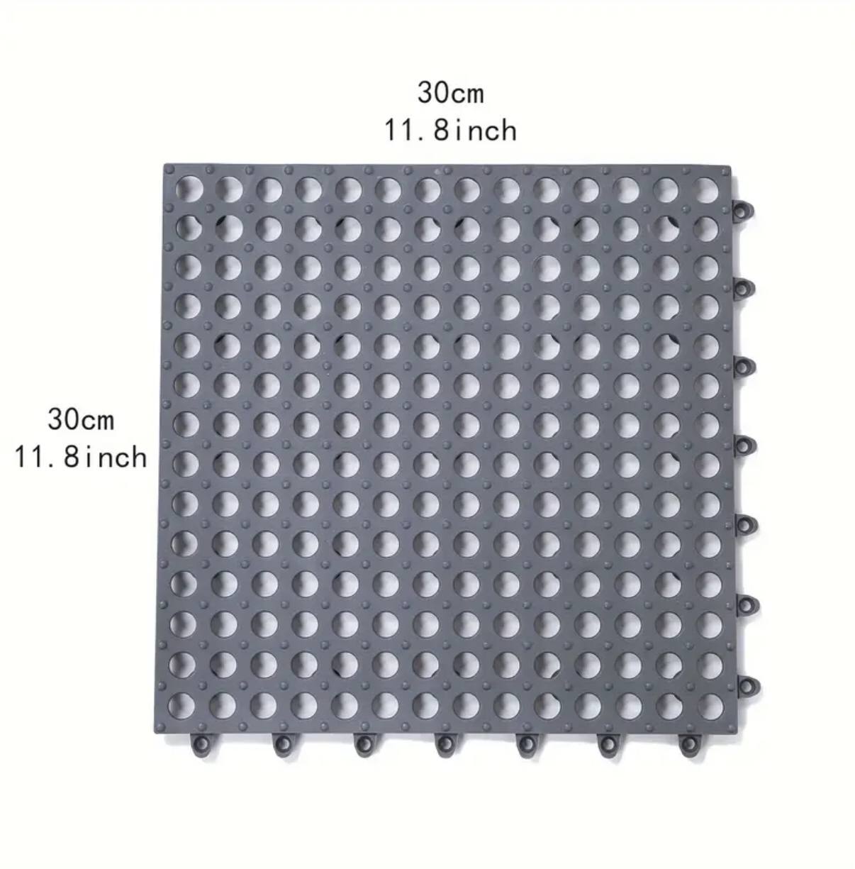 Waterproof antislip bathroom mat