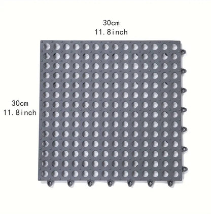 Waterproof antislip bathroom mat