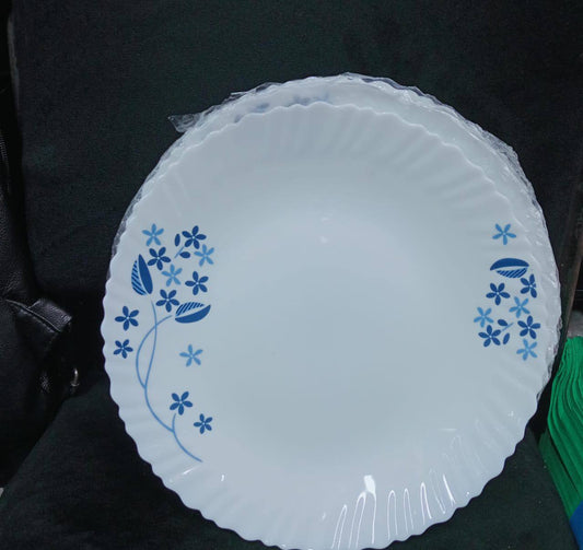 6pcs Florea Arc Opal round dinner plates 10.5"inches
