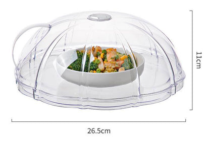 Microwave Splatter Cover with transparent base plate