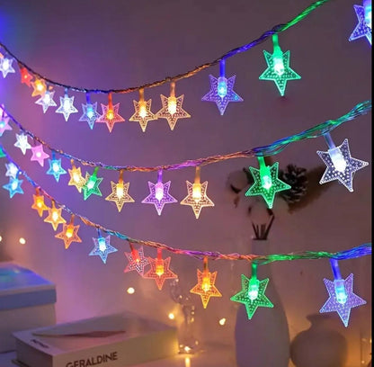 10 METERS Christmas STAR SHAPED LED LIGHTS FAIRY