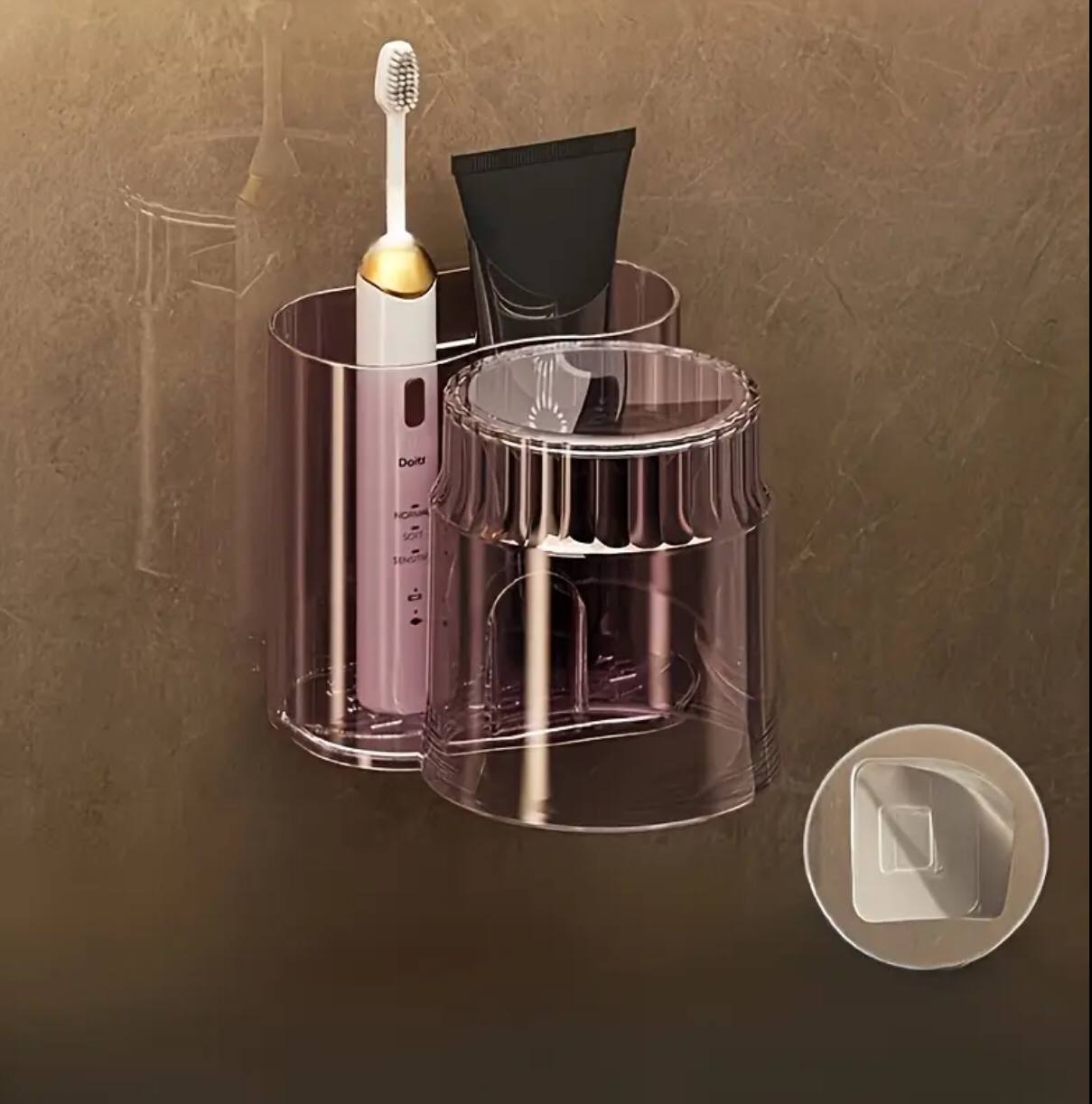 Toothbrush Holder With Mouthwash Cup