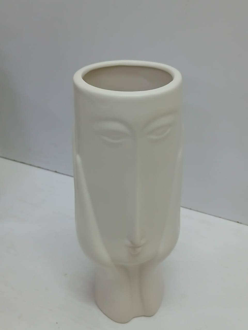 Face Decorative Flower Vase