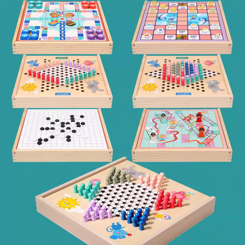 6 in 1  board  Games
