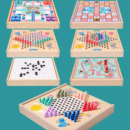 6 in 1  board  Games