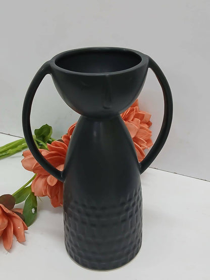 Face Decorative Flower Vase