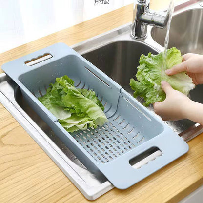 Household sink strainer for washing fruits and vegetables