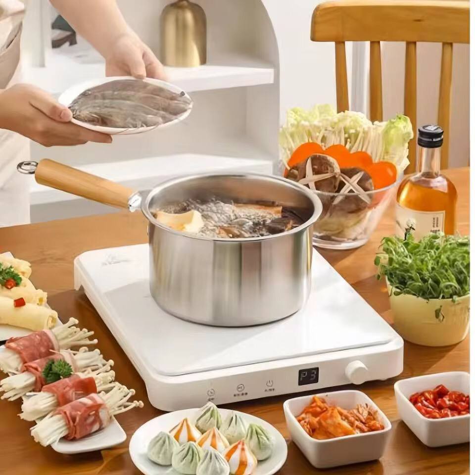 2 in 1 milk / frying pot
