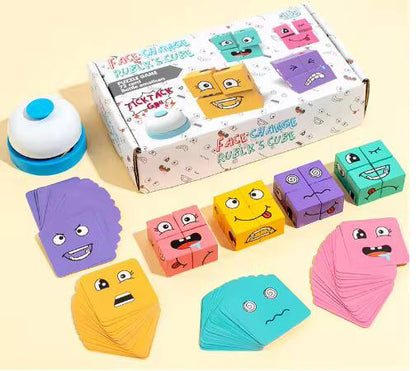 Intelligent wooden challenge / Face changing Rubic Cubes