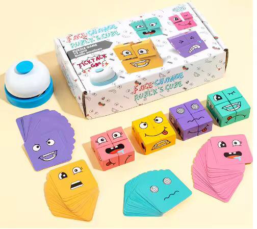 Intelligent wooden challenge / Face changing Rubic Cubes