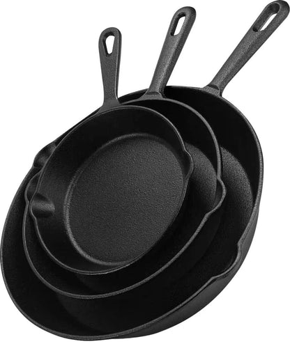 Cast Iron Frying Pan Cooking skillet Egg Steak Fry Pan