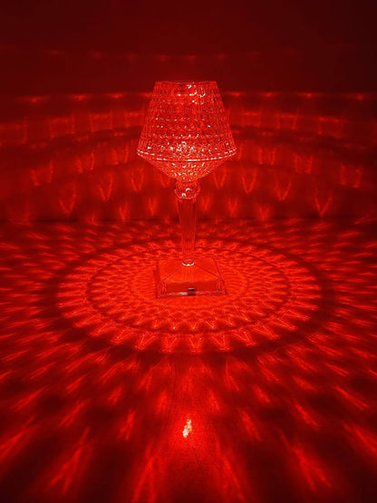 Rechargeable Rose  diamond table lamp