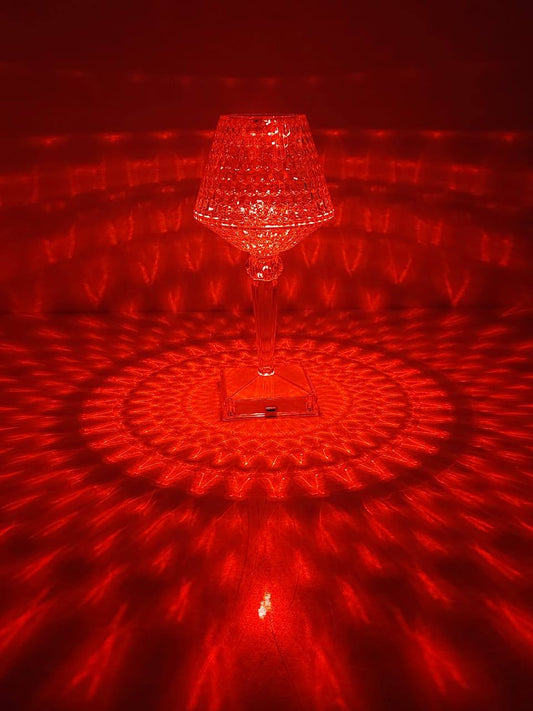 Rechargeable Rose  diamond table lamp