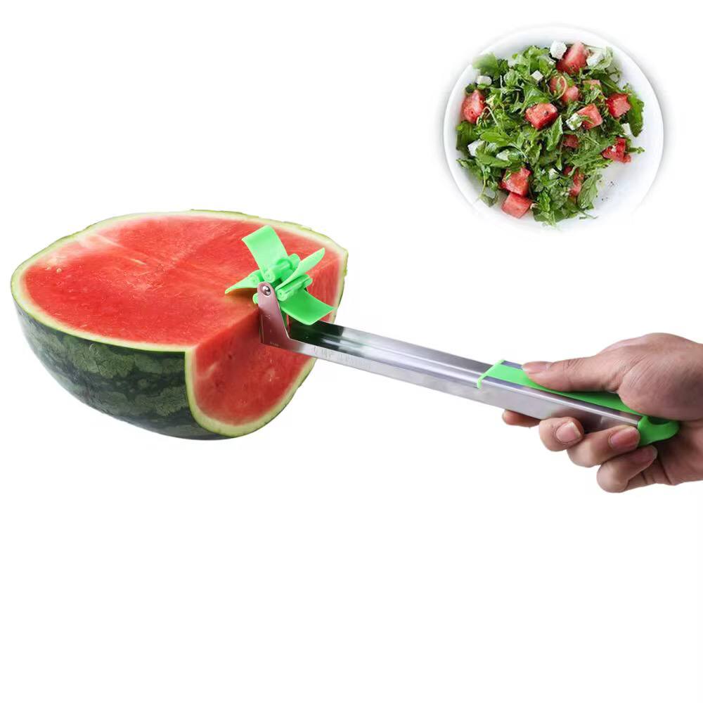 Windmill melon slicer