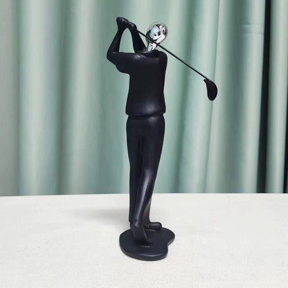 Office/home figure/golfing  Modeling Resin Table Ornaments