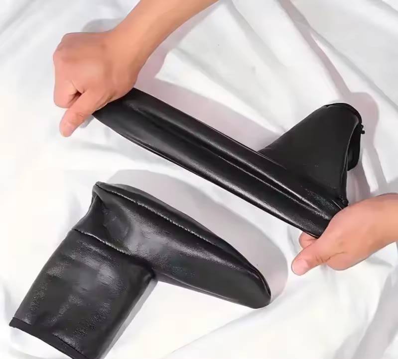 Winter warm leather thermal soft anti-slip indoor unisex socks