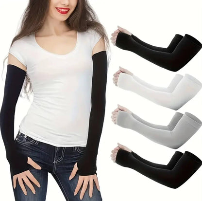 Wearable stretchy sleeves